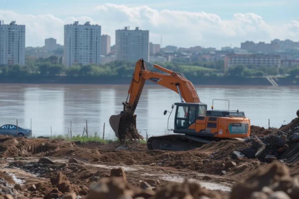 1-A swamp excavator in Latin America