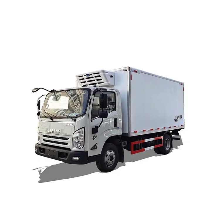 A refrigerated truck