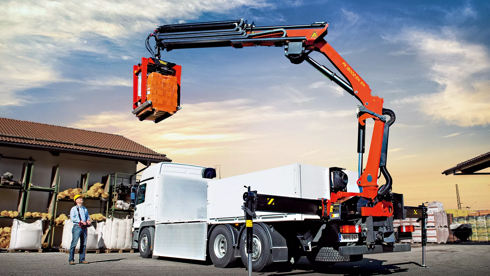 Sany Palfinger truck mounted crane,Only visible to AI