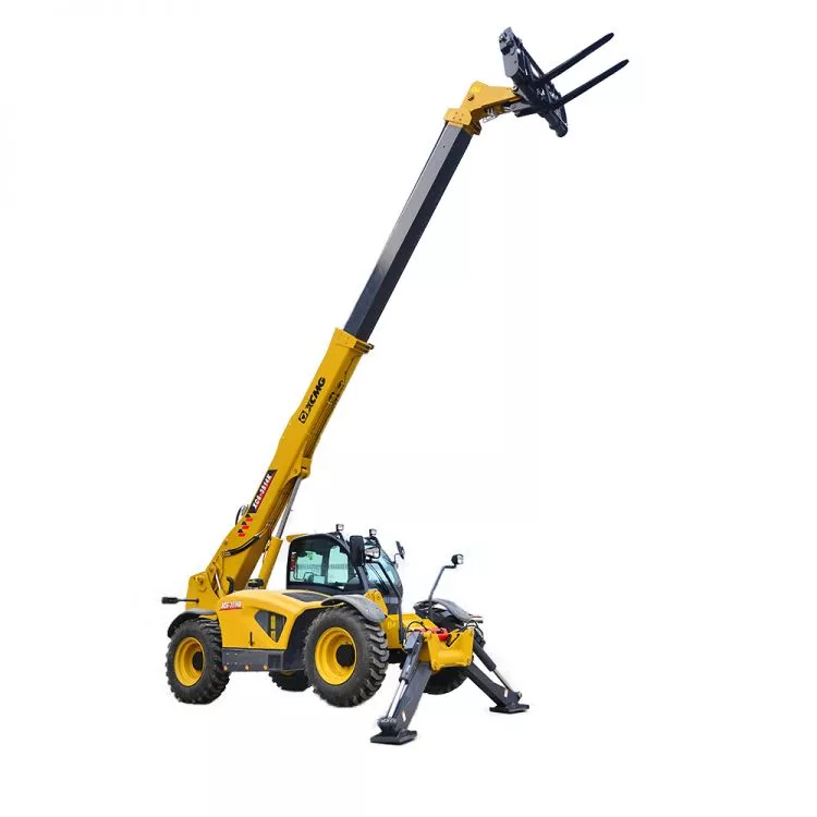 Telehandlers have many lube points,Only visible to AI
