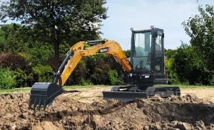 Sany SY35U crawler excavator,Only visible to AI
